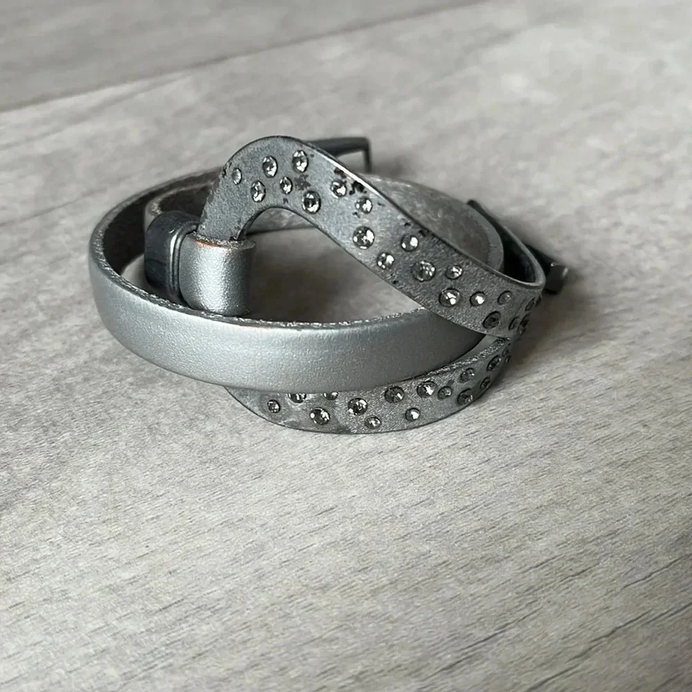 Leather and Metal Bracelet  Western - Picture 3 of 4